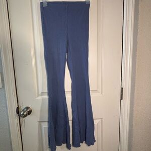 Aerie Blue Ribbed Pants